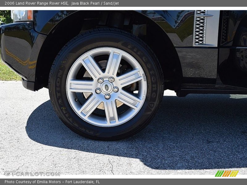 Java Black Pearl / Sand/Jet 2006 Land Rover Range Rover HSE