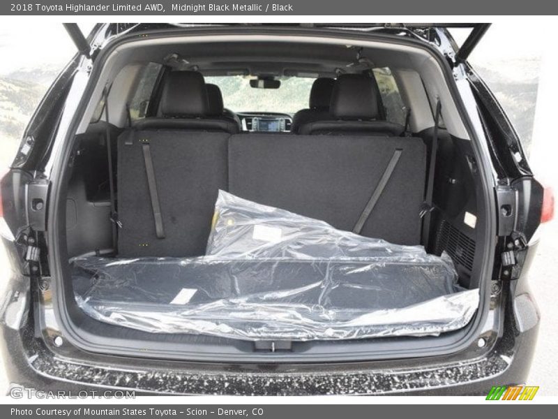Midnight Black Metallic / Black 2018 Toyota Highlander Limited AWD