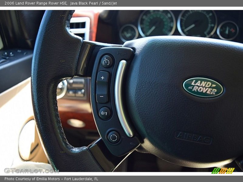 Java Black Pearl / Sand/Jet 2006 Land Rover Range Rover HSE