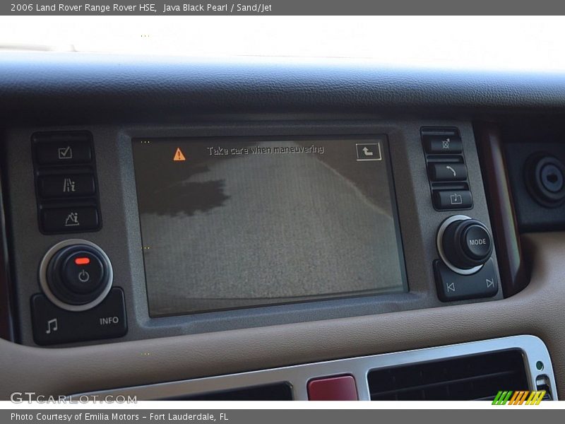 Java Black Pearl / Sand/Jet 2006 Land Rover Range Rover HSE