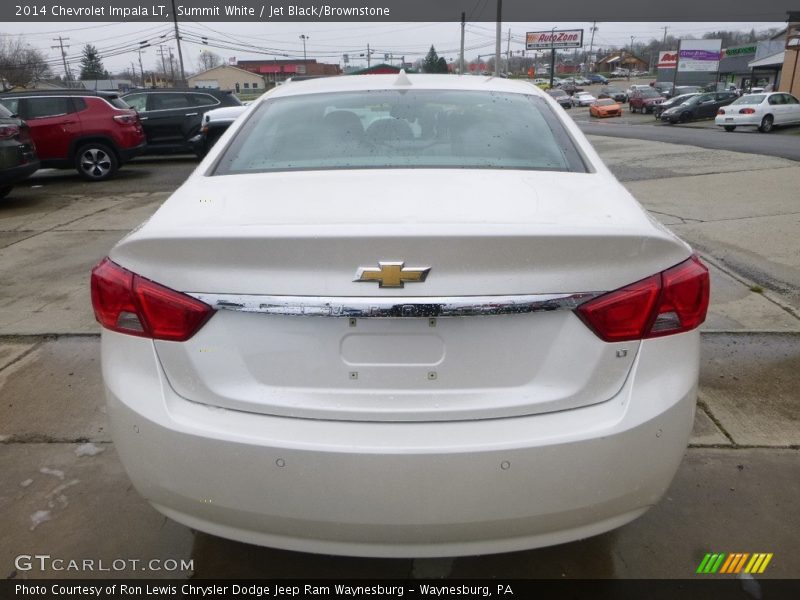 Summit White / Jet Black/Brownstone 2014 Chevrolet Impala LT