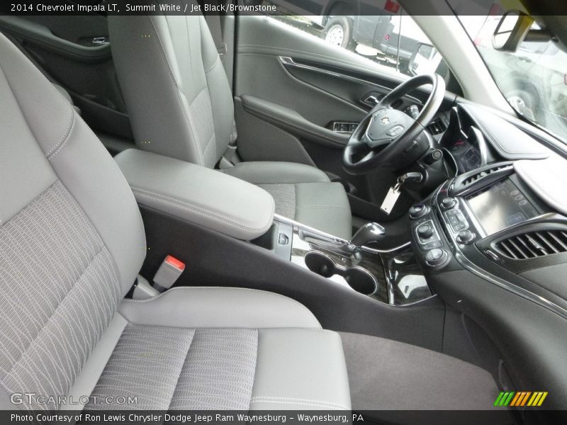 Summit White / Jet Black/Brownstone 2014 Chevrolet Impala LT