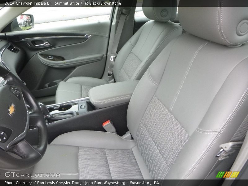 Summit White / Jet Black/Brownstone 2014 Chevrolet Impala LT
