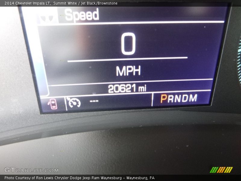 Summit White / Jet Black/Brownstone 2014 Chevrolet Impala LT
