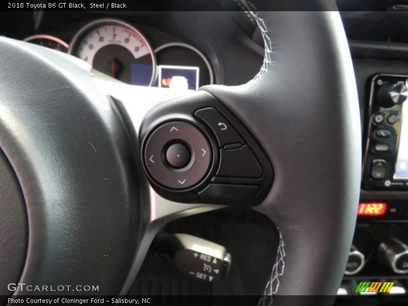 Controls of 2018 86 GT Black