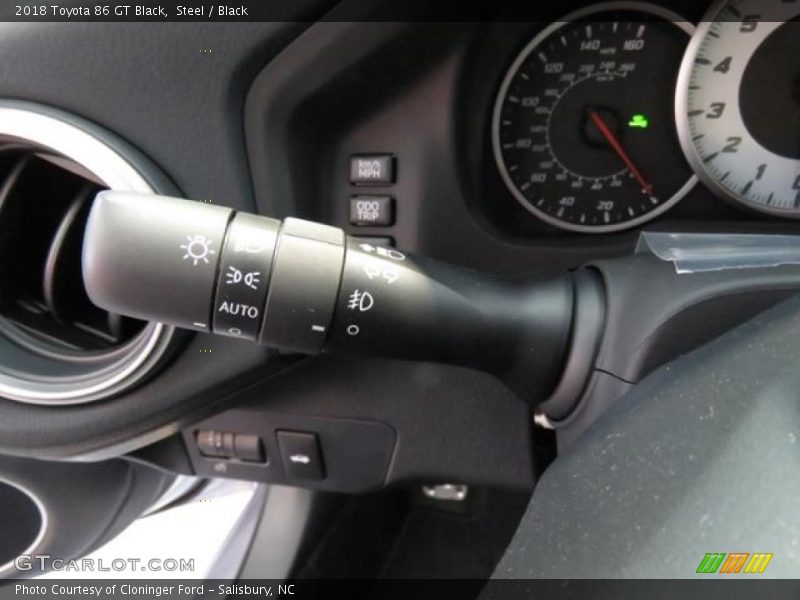 Controls of 2018 86 GT Black