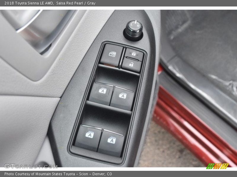 Controls of 2018 Sienna LE AWD