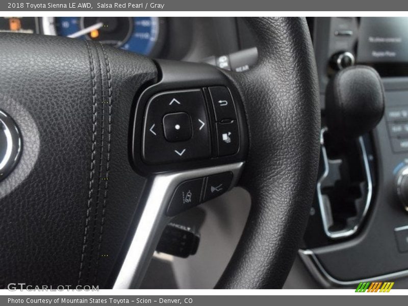 Controls of 2018 Sienna LE AWD