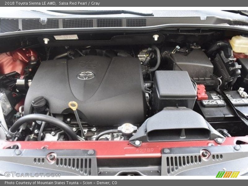  2018 Sienna LE AWD Engine - 3.5 Liter DOHC 24-Valve Dual VVT-i V6