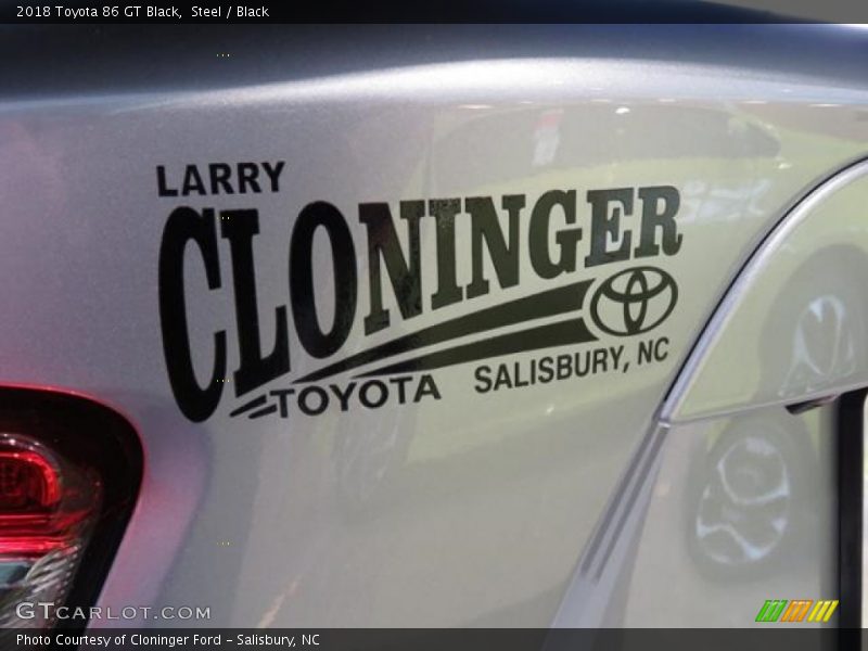 Steel / Black 2018 Toyota 86 GT Black