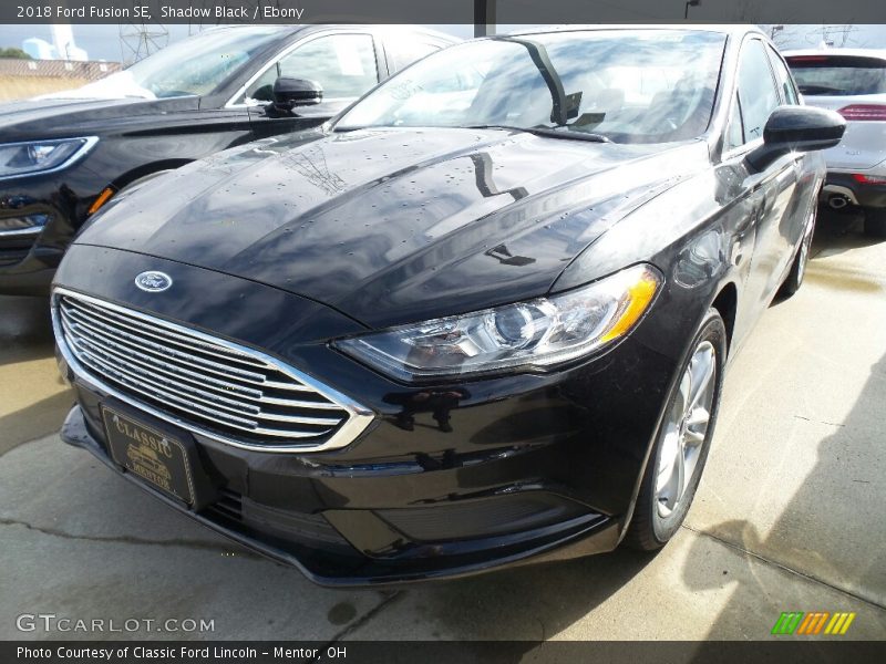 Shadow Black / Ebony 2018 Ford Fusion SE
