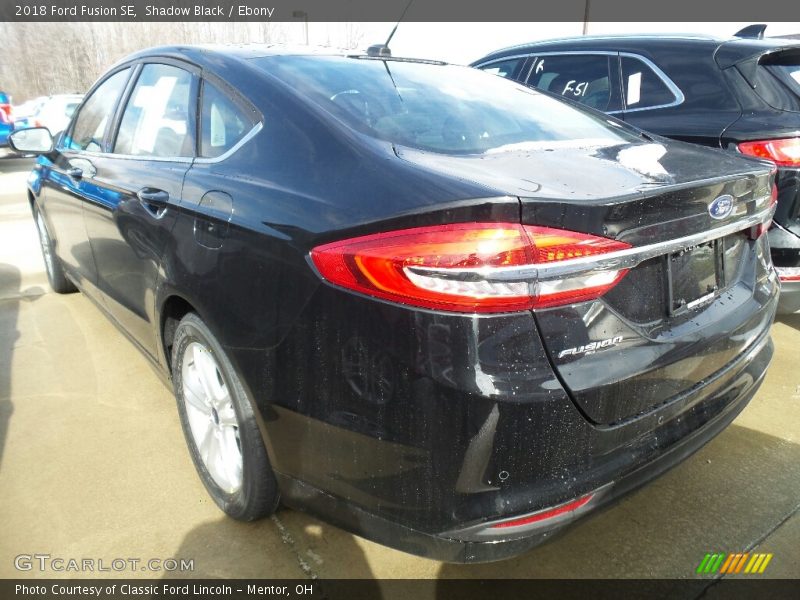 Shadow Black / Ebony 2018 Ford Fusion SE