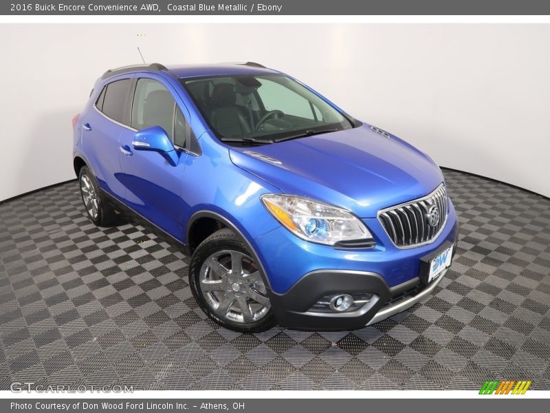 Coastal Blue Metallic / Ebony 2016 Buick Encore Convenience AWD