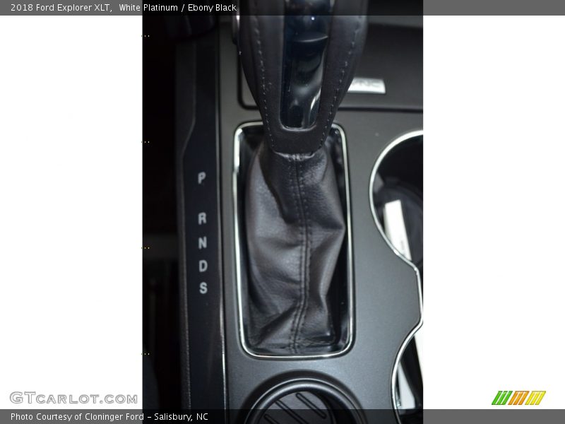 White Platinum / Ebony Black 2018 Ford Explorer XLT