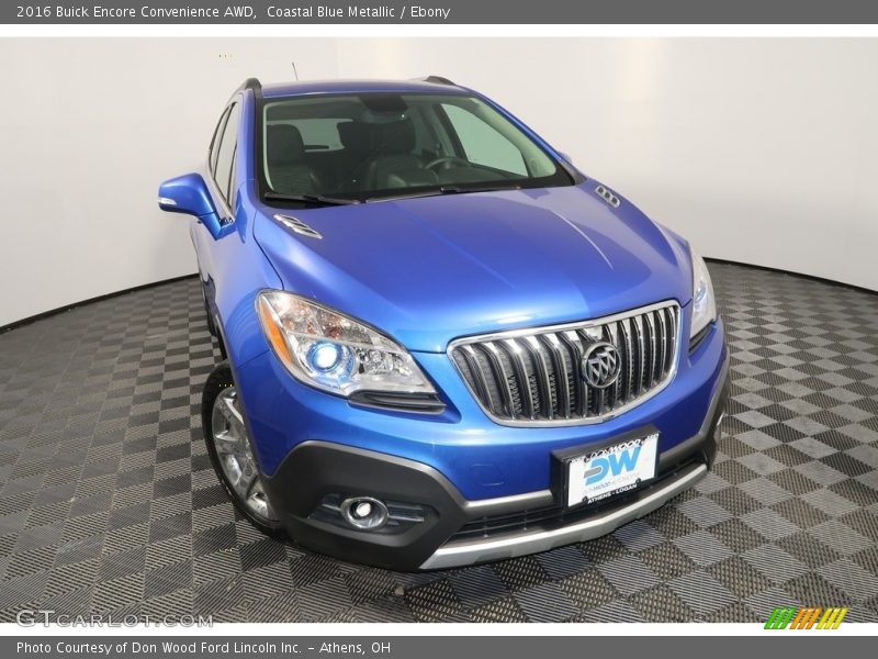Coastal Blue Metallic / Ebony 2016 Buick Encore Convenience AWD