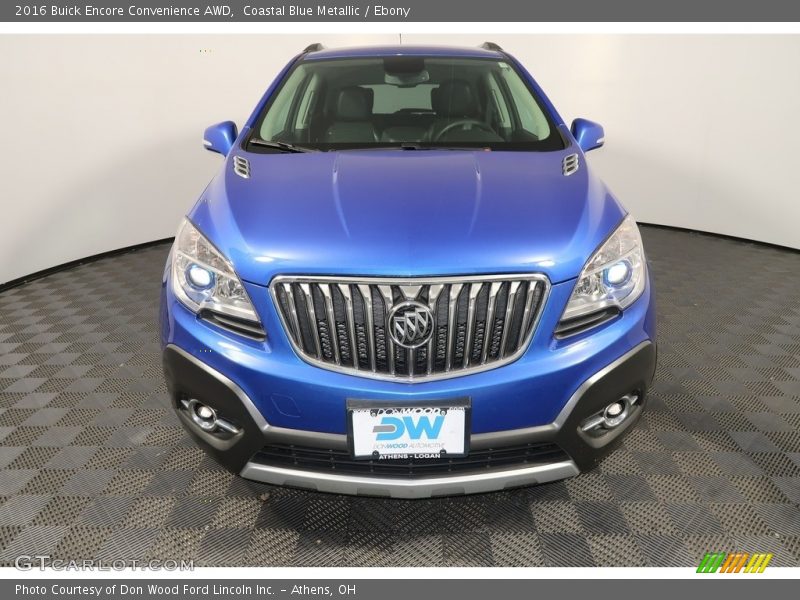 Coastal Blue Metallic / Ebony 2016 Buick Encore Convenience AWD