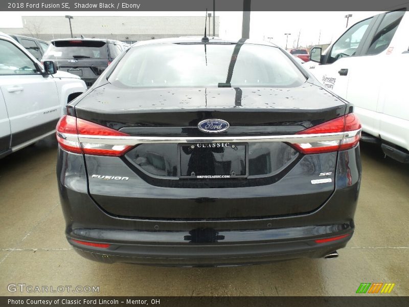 Shadow Black / Ebony 2018 Ford Fusion SE