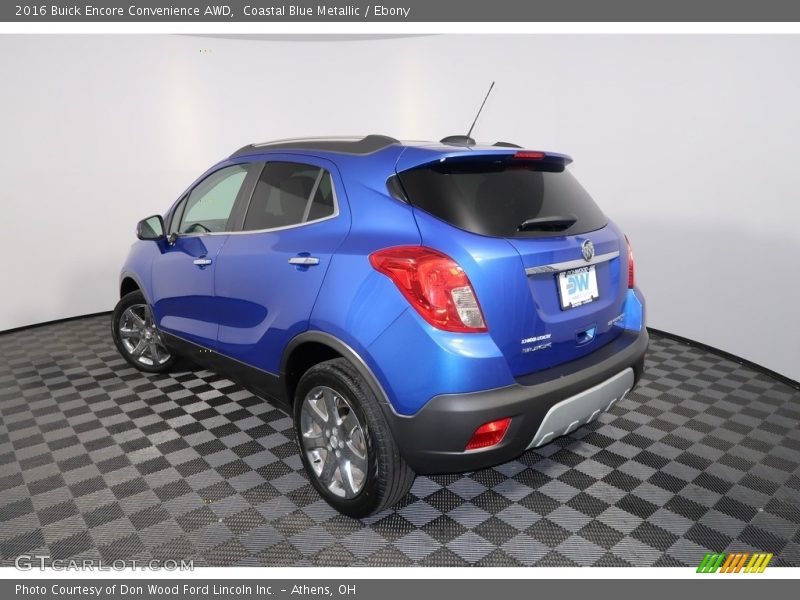 Coastal Blue Metallic / Ebony 2016 Buick Encore Convenience AWD