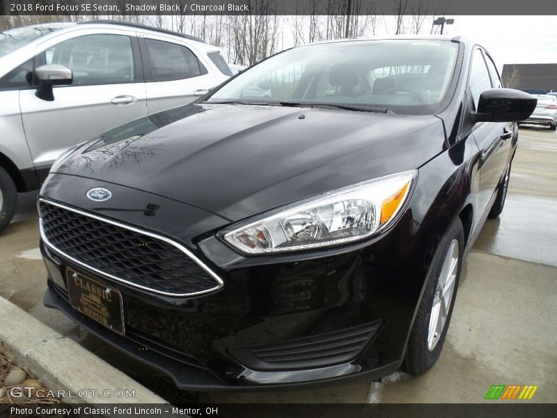 Shadow Black / Charcoal Black 2018 Ford Focus SE Sedan
