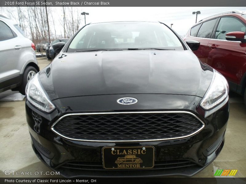 Shadow Black / Charcoal Black 2018 Ford Focus SE Sedan