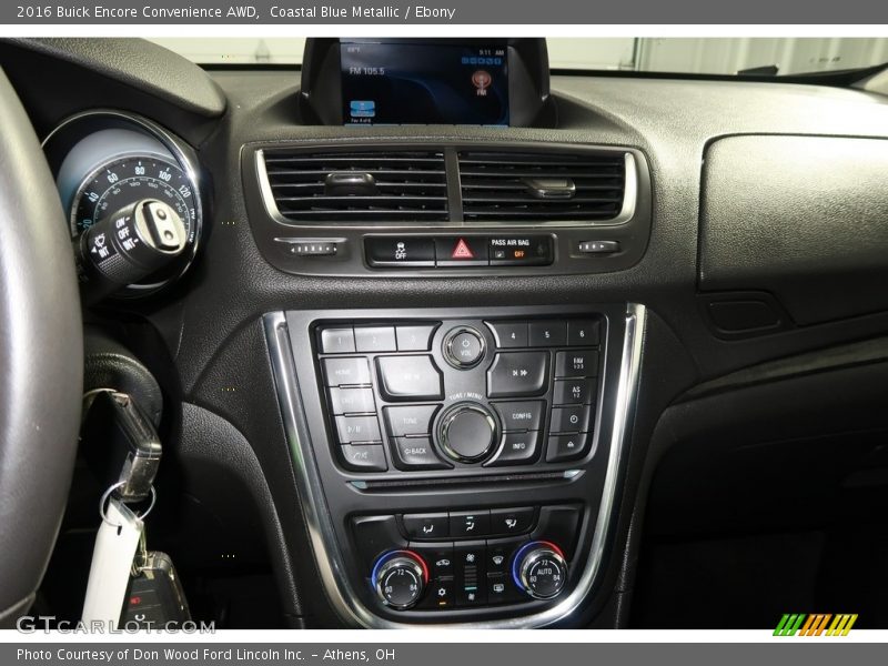 Coastal Blue Metallic / Ebony 2016 Buick Encore Convenience AWD