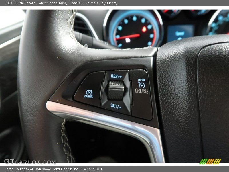 Coastal Blue Metallic / Ebony 2016 Buick Encore Convenience AWD