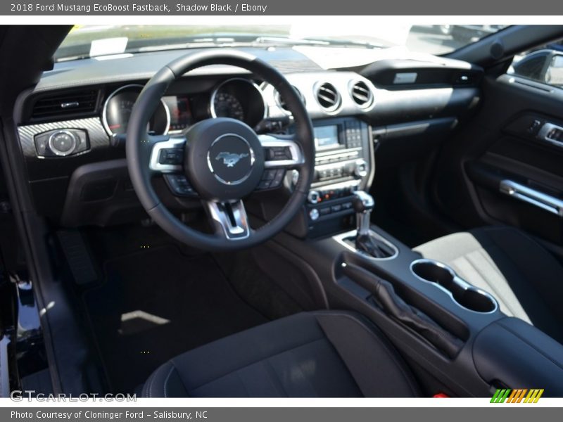 Shadow Black / Ebony 2018 Ford Mustang EcoBoost Fastback