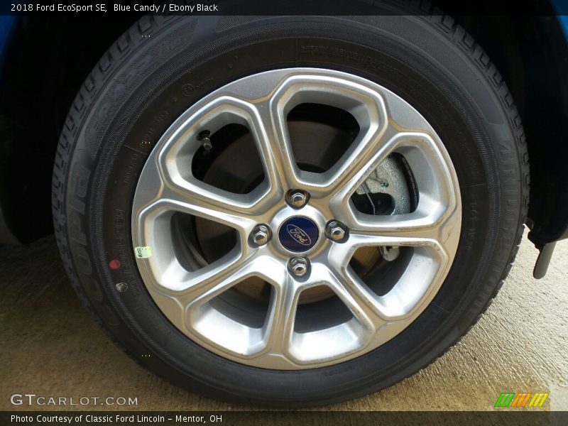 Blue Candy / Ebony Black 2018 Ford EcoSport SE