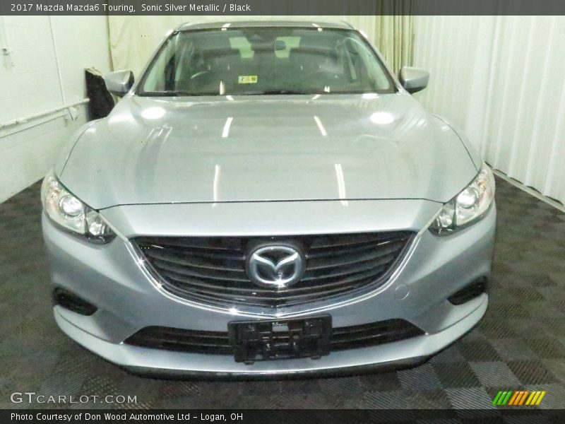 Sonic Silver Metallic / Black 2017 Mazda Mazda6 Touring