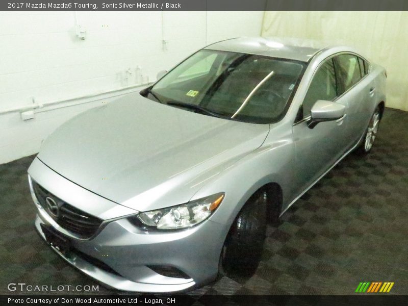Sonic Silver Metallic / Black 2017 Mazda Mazda6 Touring