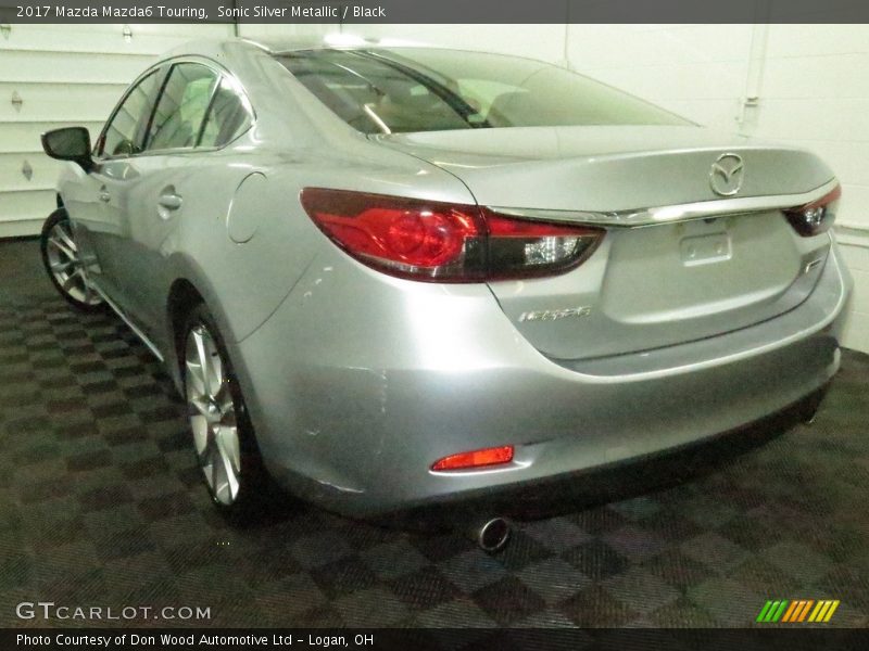 Sonic Silver Metallic / Black 2017 Mazda Mazda6 Touring