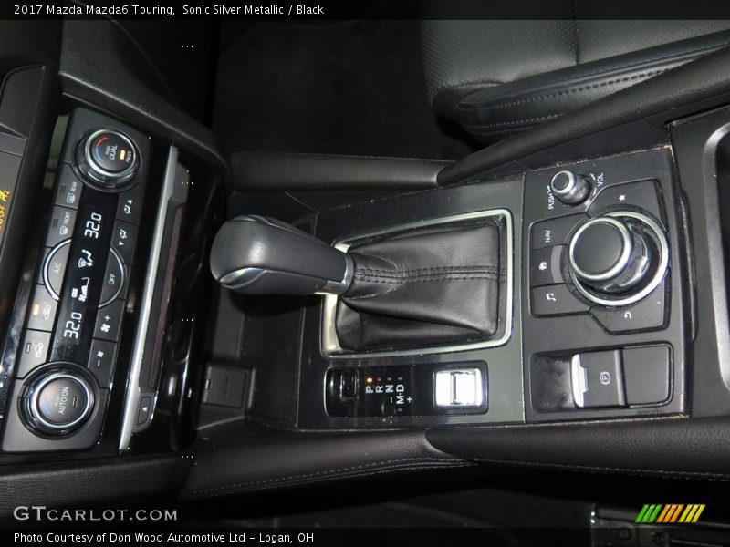 Sonic Silver Metallic / Black 2017 Mazda Mazda6 Touring