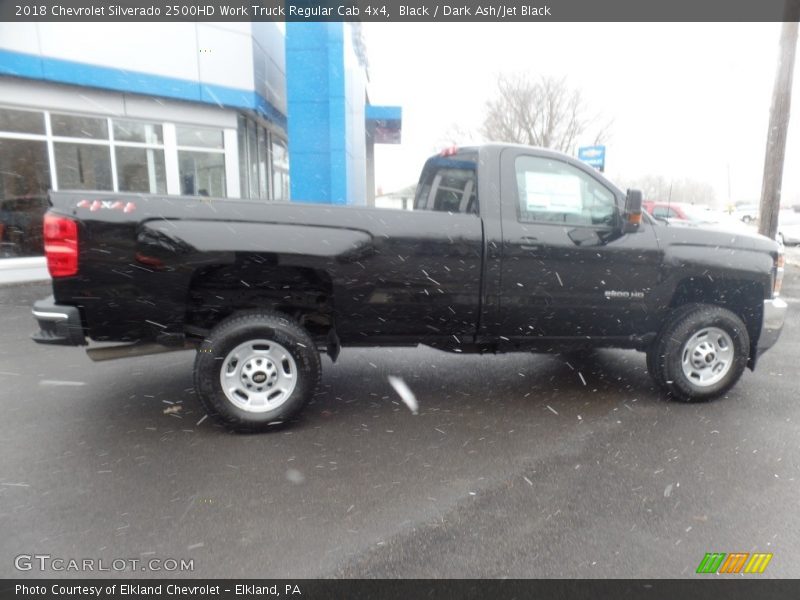 Black / Dark Ash/Jet Black 2018 Chevrolet Silverado 2500HD Work Truck Regular Cab 4x4