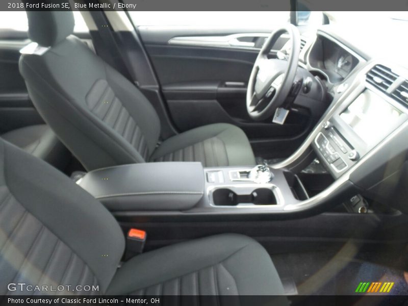 Blue Metallic / Ebony 2018 Ford Fusion SE