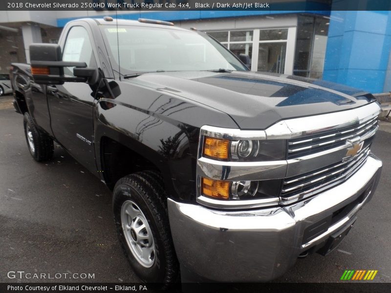 Black / Dark Ash/Jet Black 2018 Chevrolet Silverado 2500HD Work Truck Regular Cab 4x4