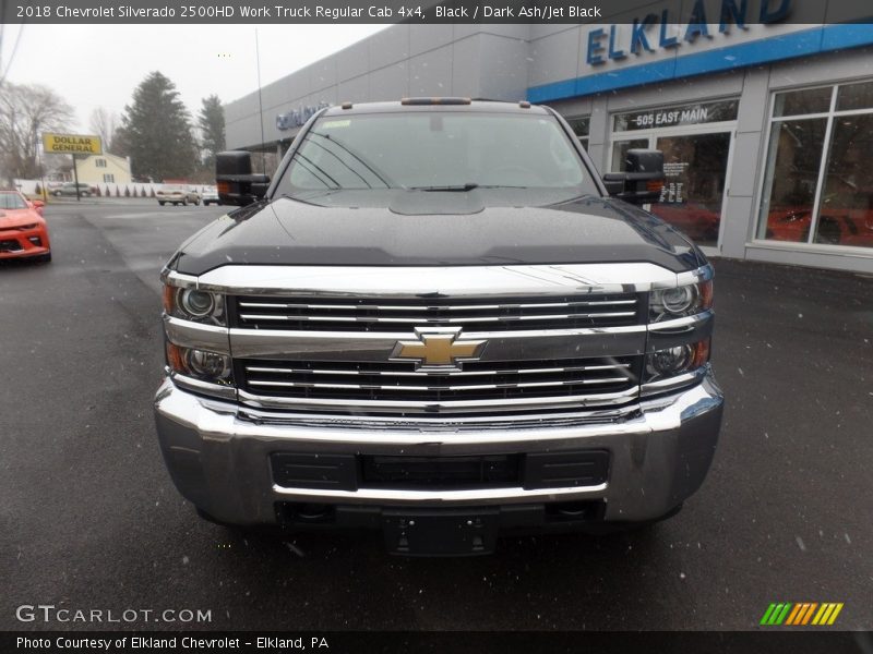 Black / Dark Ash/Jet Black 2018 Chevrolet Silverado 2500HD Work Truck Regular Cab 4x4