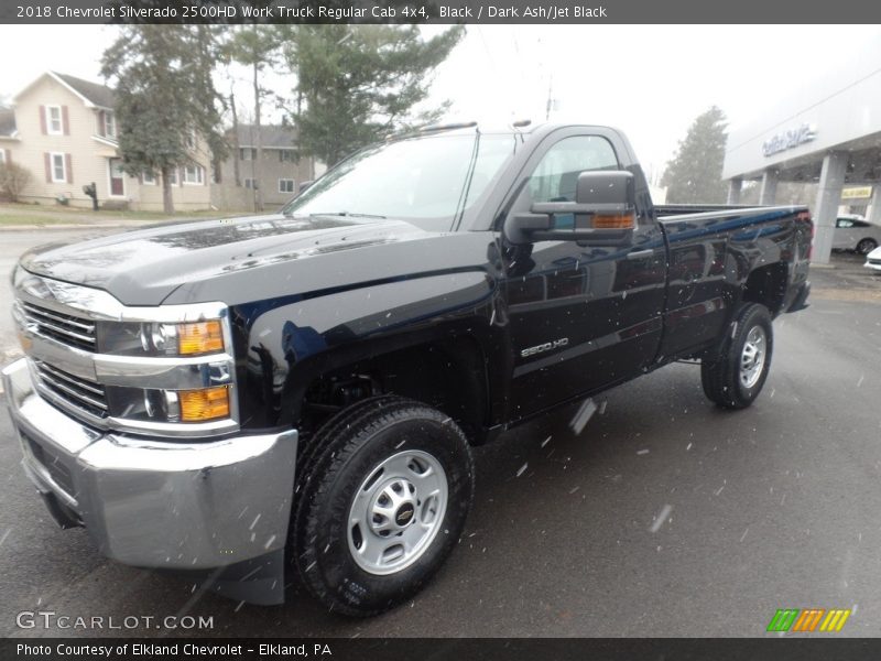 Black / Dark Ash/Jet Black 2018 Chevrolet Silverado 2500HD Work Truck Regular Cab 4x4