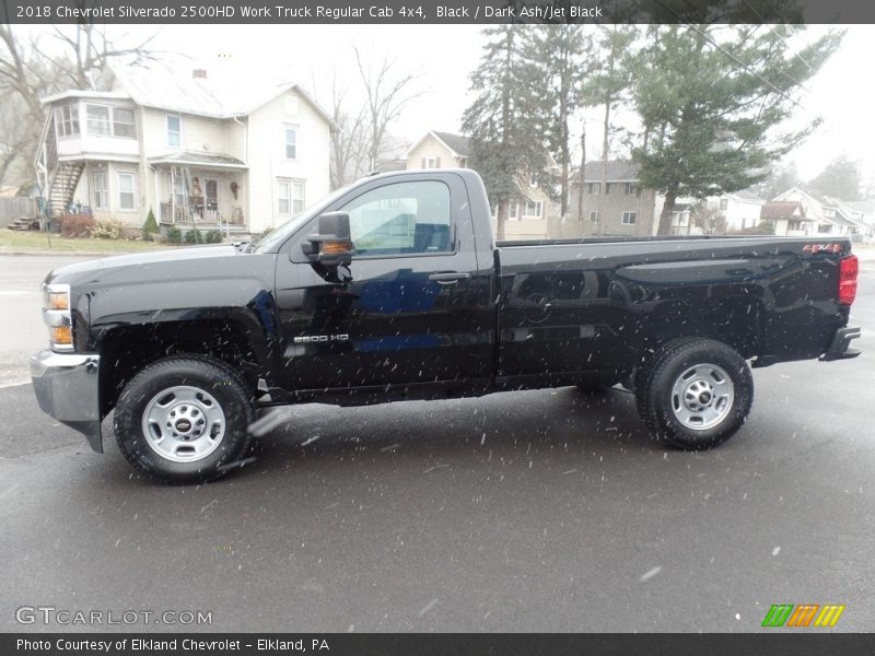 Black / Dark Ash/Jet Black 2018 Chevrolet Silverado 2500HD Work Truck Regular Cab 4x4