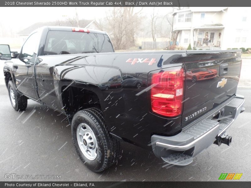 Black / Dark Ash/Jet Black 2018 Chevrolet Silverado 2500HD Work Truck Regular Cab 4x4