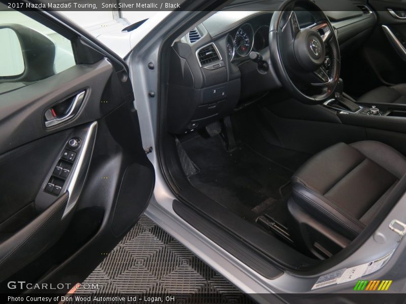 Sonic Silver Metallic / Black 2017 Mazda Mazda6 Touring