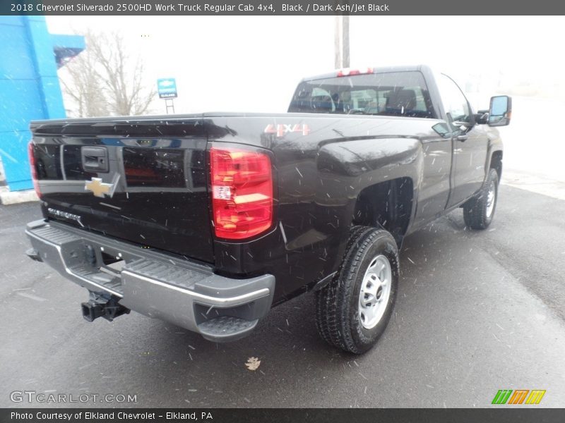 Black / Dark Ash/Jet Black 2018 Chevrolet Silverado 2500HD Work Truck Regular Cab 4x4