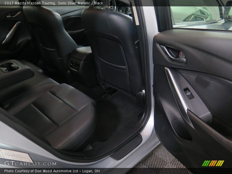 Sonic Silver Metallic / Black 2017 Mazda Mazda6 Touring