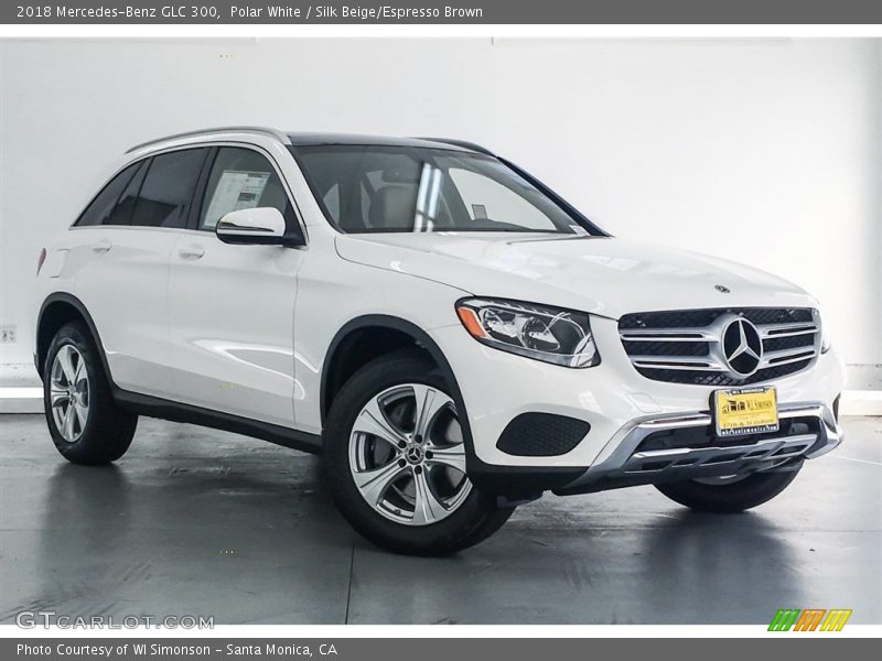 Polar White / Silk Beige/Espresso Brown 2018 Mercedes-Benz GLC 300