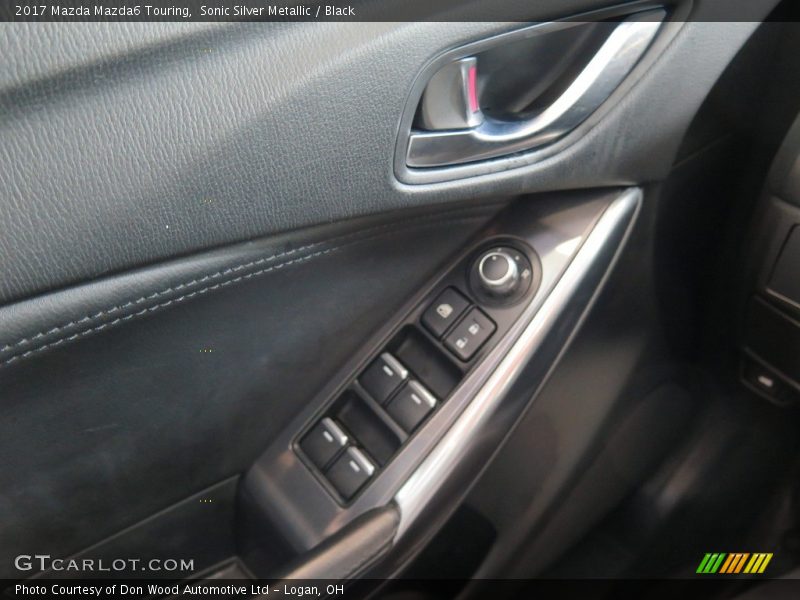 Sonic Silver Metallic / Black 2017 Mazda Mazda6 Touring