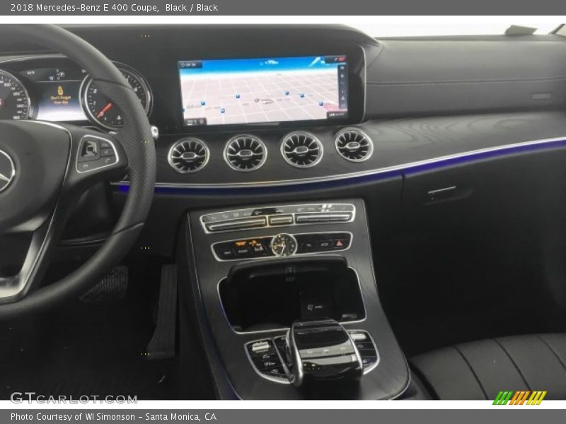 Black / Black 2018 Mercedes-Benz E 400 Coupe