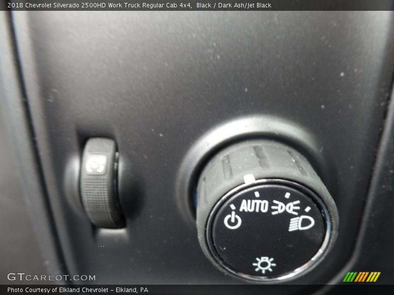 Black / Dark Ash/Jet Black 2018 Chevrolet Silverado 2500HD Work Truck Regular Cab 4x4