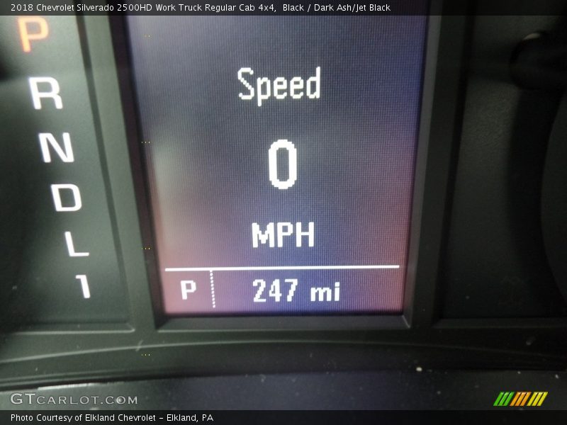 Black / Dark Ash/Jet Black 2018 Chevrolet Silverado 2500HD Work Truck Regular Cab 4x4