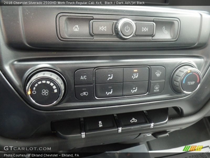 Black / Dark Ash/Jet Black 2018 Chevrolet Silverado 2500HD Work Truck Regular Cab 4x4