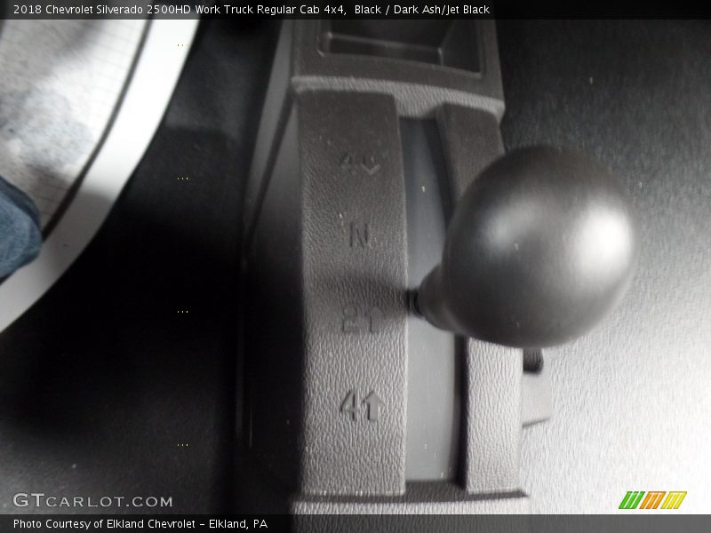 Black / Dark Ash/Jet Black 2018 Chevrolet Silverado 2500HD Work Truck Regular Cab 4x4
