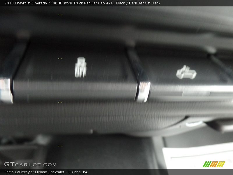 Black / Dark Ash/Jet Black 2018 Chevrolet Silverado 2500HD Work Truck Regular Cab 4x4